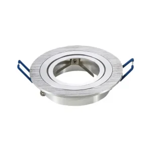 MR16 eller GU10 Downlight-kit Utan ljuskälla, borstad aluminium, Hål: Ø7,5 cm, Mått: Ø9,1 cm Lägg i varukorgen