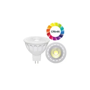 GU5.3 3W dimbar LUX3 LED-spotlampa 12V, MR16, RA 97 Rea