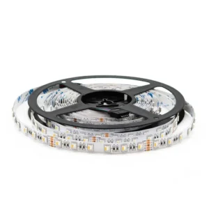5 meter 12W/m RGB+WW LED-strip 24V DC, IP20, 60 LED per meter Rabatter