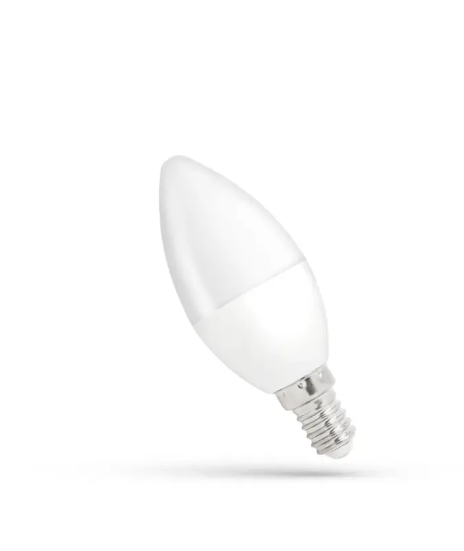 Populärt val E14 8W LED-kronljuslampa C37