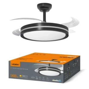 Begränsat antal Taklampa m. dold fläkt RA90, CCT, 60W, svart