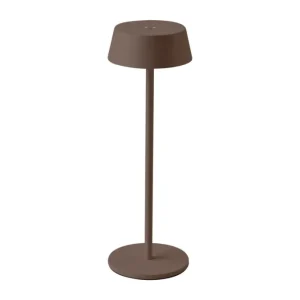 Uppladdningsbar LED bordslampa inne/ute Corten, touch-dimbar, IP54 Handla nu