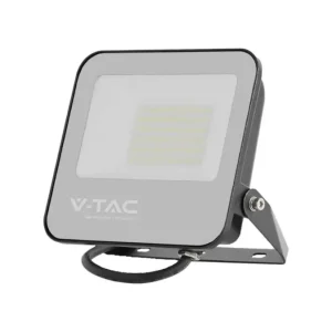 Lägg i varukorgen 50W LED strålkastare 185lm/W, Svart hölje, grått glas, 4000K, arbetslampa