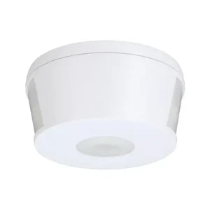 Rörelsesensor 360° PIR, 1000W Utanpåliggande, räckvidd upp till 30m, IP20 inomhus, vit Beställ nu