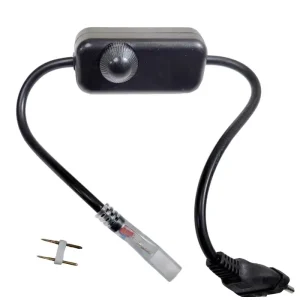 Dimmer med kabel Inkl. ändstycke, till 230V (Type Q), minnesfunktion Endast idag