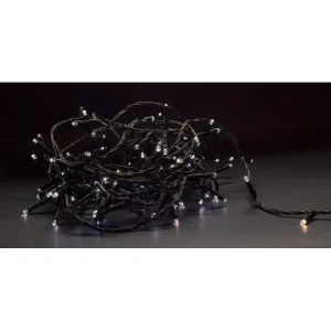 Outlet: 9 meter Smart Home varm vit LED juleljusslinga Tuya/Smart Life, 120 LED, minnesfunktion, IP44, 230V Rea