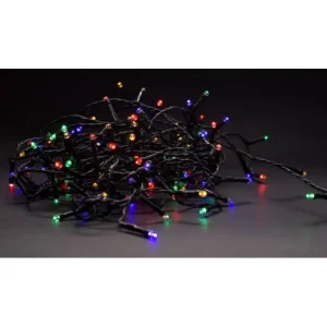 9 meter utomhus LED juleljusslinga IP44, memory, IR fjärrkontroll, 230V, 120 LED, multicolor Kundfavorit