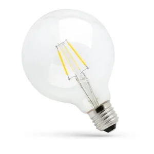 Trygg betalning Spectrum 4W LED Globepære G95, karbontråd. E27