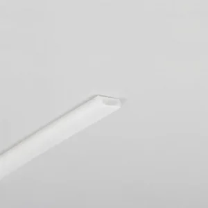 1 m aluprofil SLASH8 Mjölkvit, inbyggd, LED-skena Bästa pris