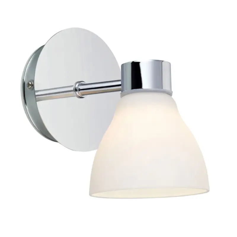 Bästa pris VÄGGLAMPA MARKSLÖJD CASSIS KROM/VIT
