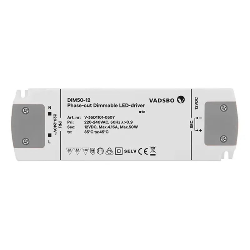 DRIVDON VADSBO DIMBART 50W 12VDC Bästa pris
