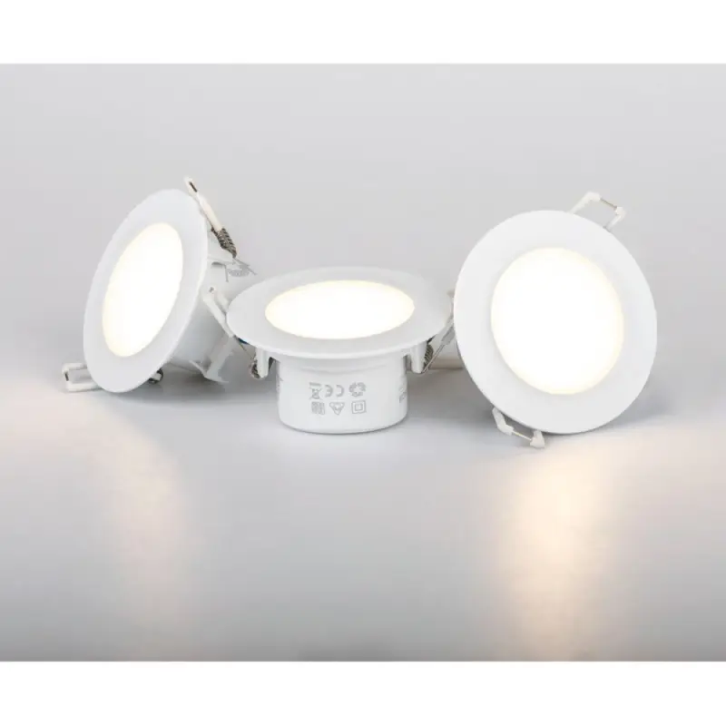 SPOTLIGHT ECOLITE BIANCA INFÄLLD DIMBAR 3-PACK Begränsad tid