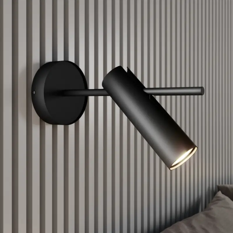 Reapris Väggspot Leda 1, 1 lampa, svart