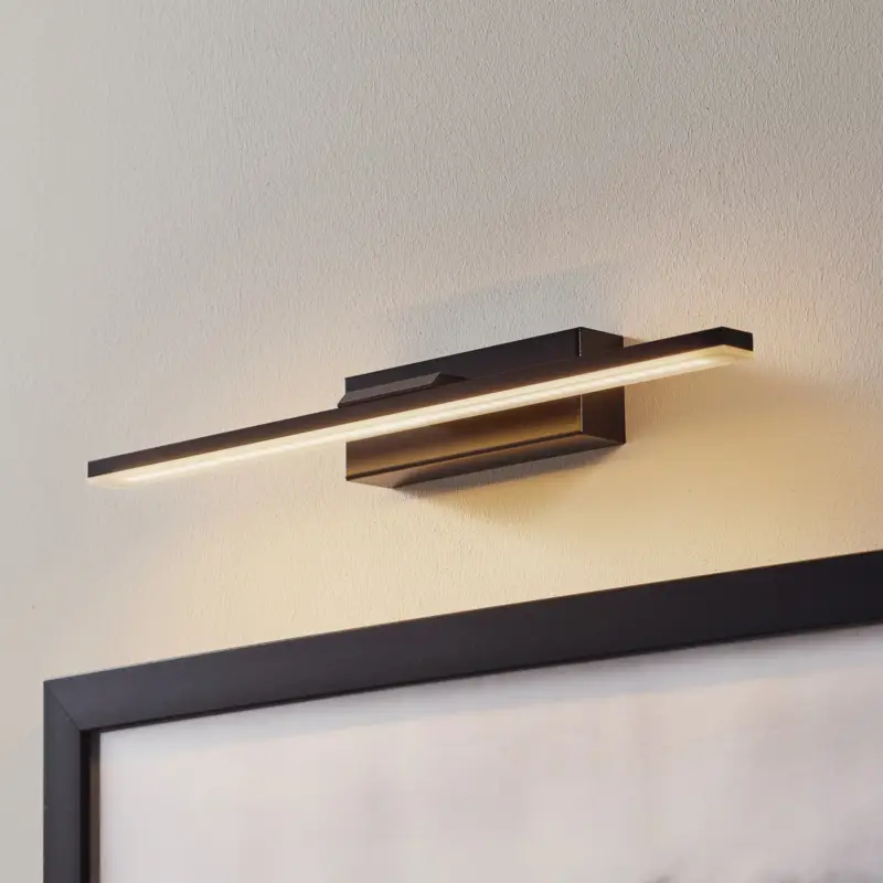 prisnedsättning LED-vägglampa Miroir 40 cm svart 3000K