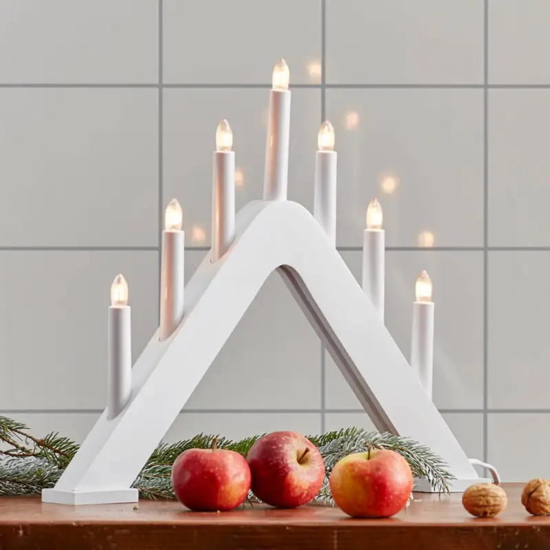 Kundfavorit Modernt designad ljusstake Jarve vit