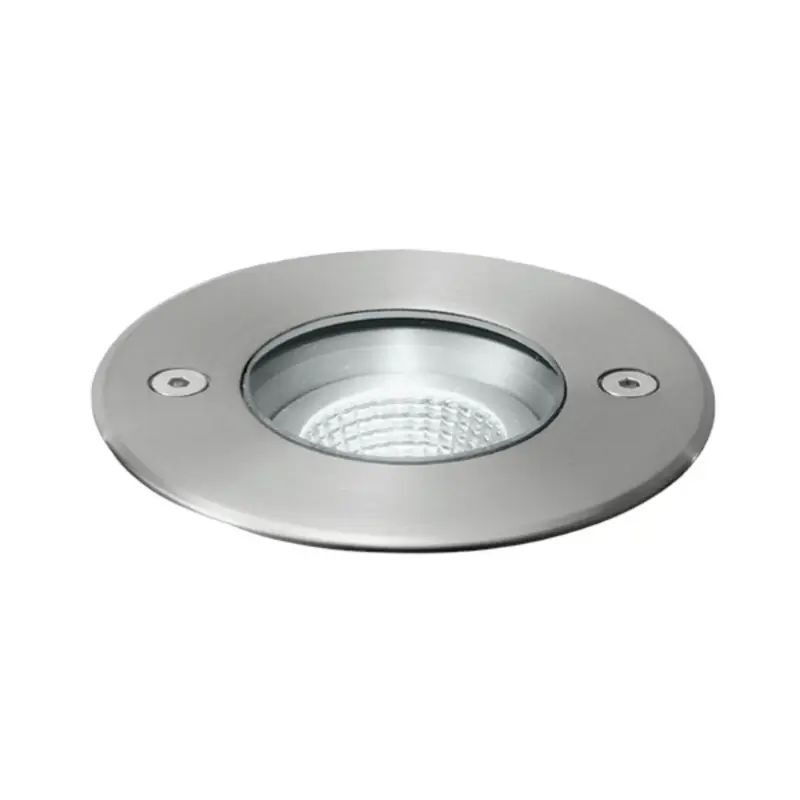 Egger DLS LED-inbyggnadslampa Frisco, IP67, stål Nyhet