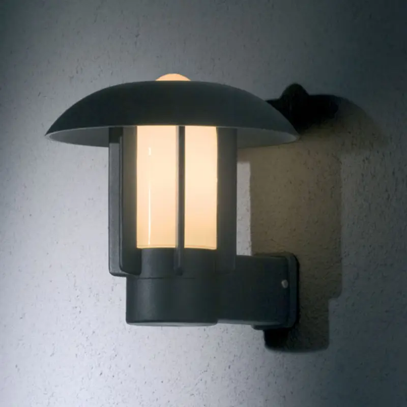 Aluminium-utomhusvägglampa Heimdal, svart Begränsat antal