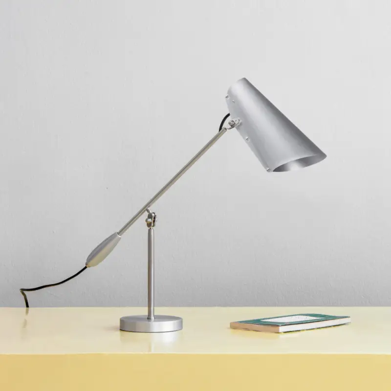 prisnedsättning Northern Birdy – retro-bordslampa, grå