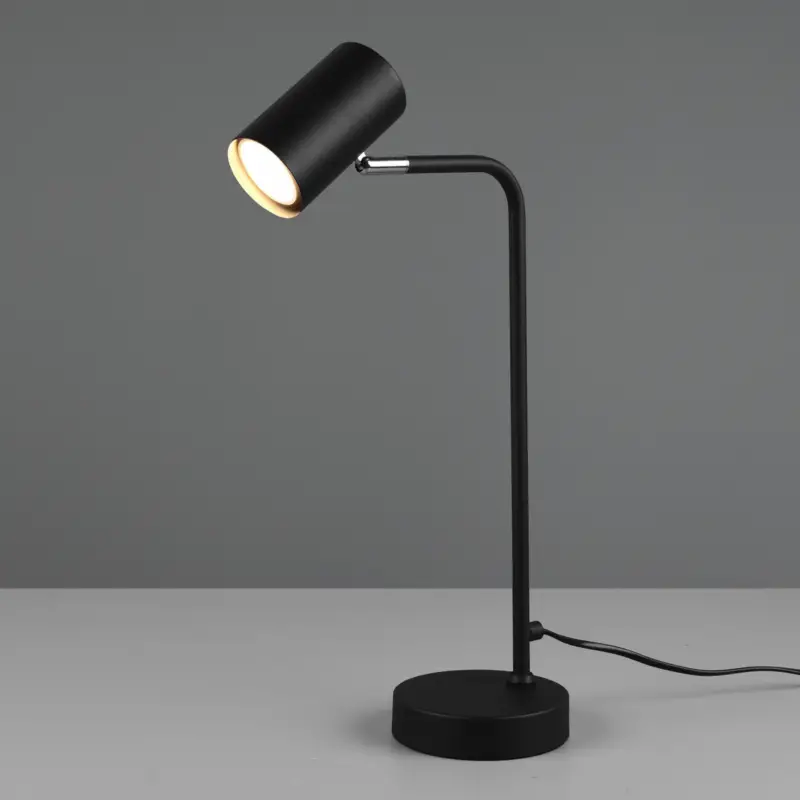Marley bordslampa, svart, höjd 45 cm, metall Rabatter