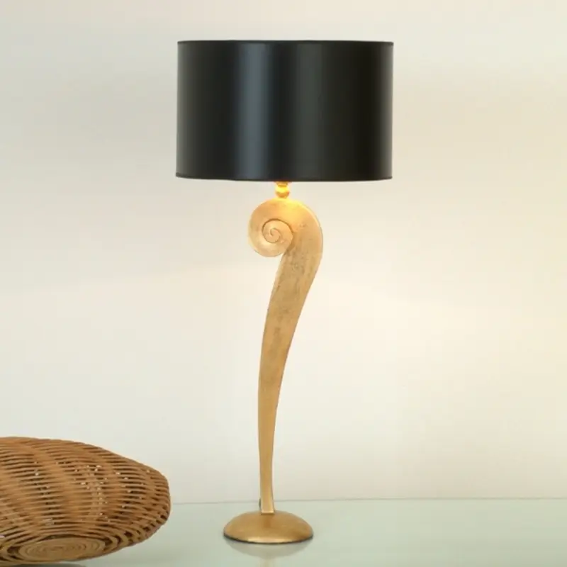Ädel bordslampa LORGOLIOSO i guld-svart Populärt val