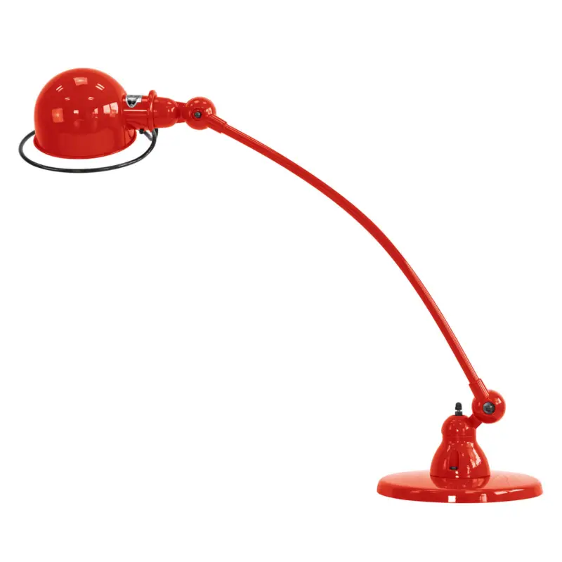 Bästa pris Jieldé Loft C6000 bordslampa, böjd, röd