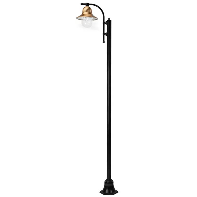 1-ljus stolpbelysning Toscane 240 cm, svart Begränsat antal