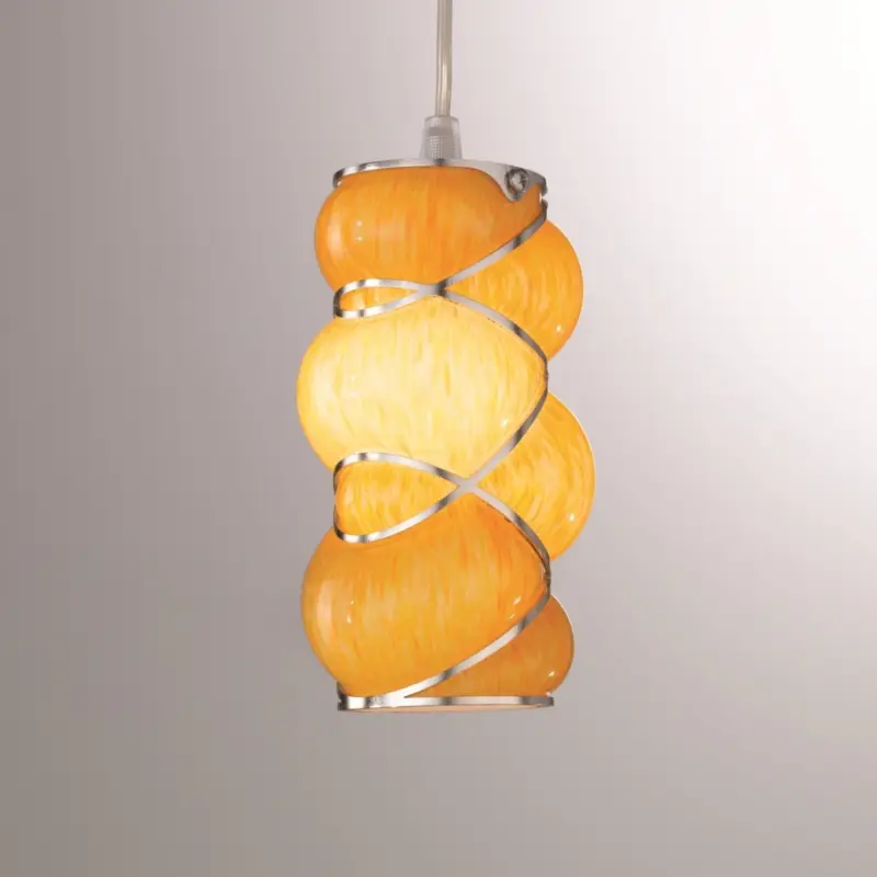 Orange, elegant hänglampa Orione Köp nu