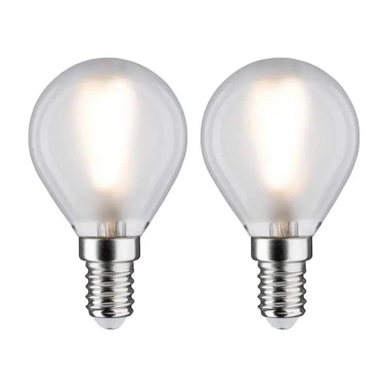 Utförsäljning Paulmann LED-droppe E14 3W 2 700 K matt 2-pack