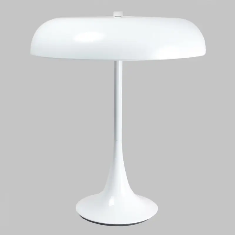 Vitlackerad bordslampa Madison Rabatter