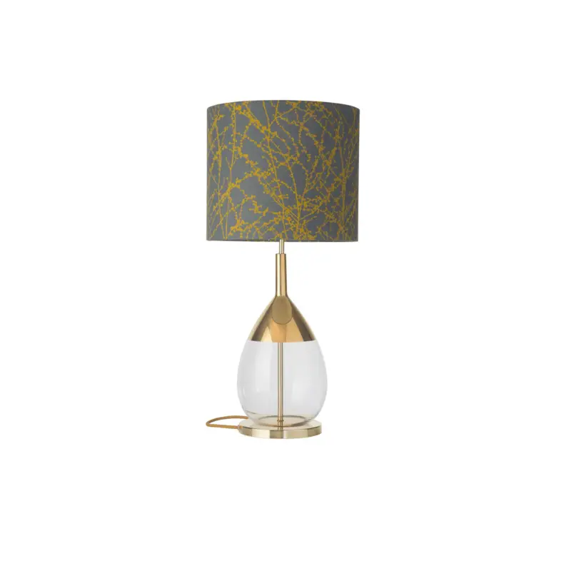 EBB & FLOW Lute bordslampa Branches grå/ockra Handla nu