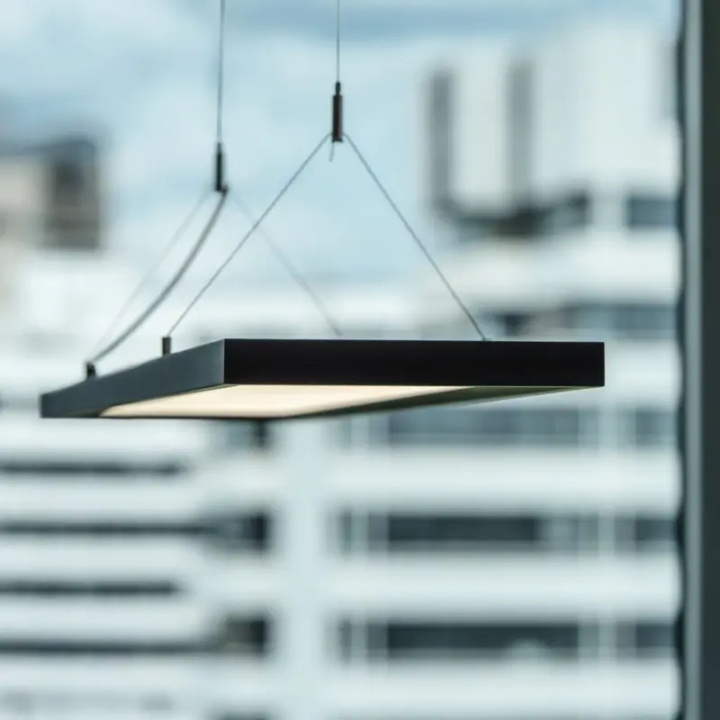 SLV Worklight LED-kontorshänglampa, svart Snabb leverans