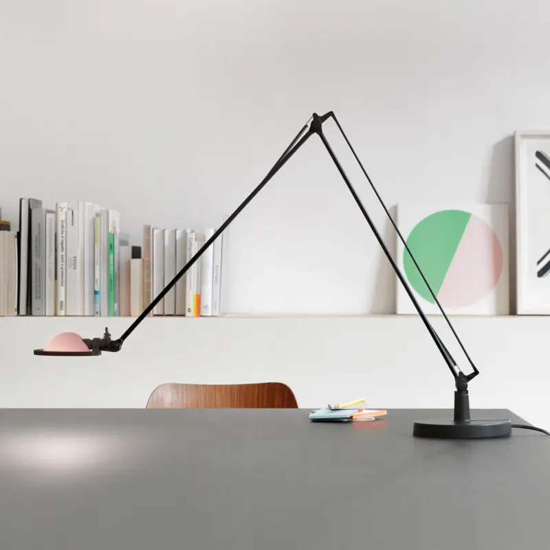Extra rabatt Luceplan Berenice bordslampa 15 cm, svart-rosa