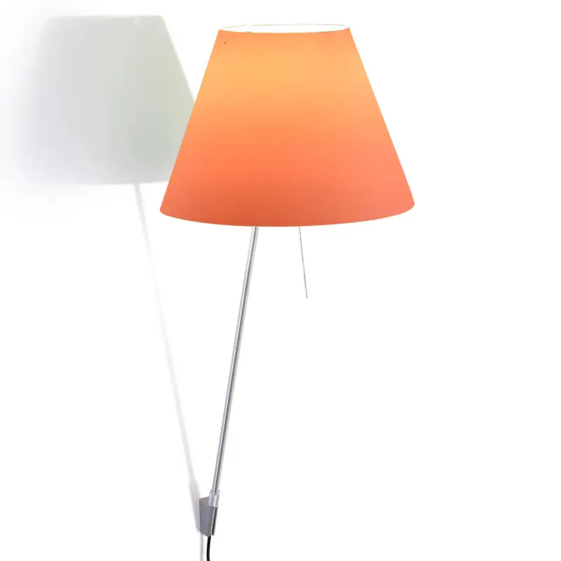 Billigare Luceplan Costanza vägglampa D13aif, alu/puder