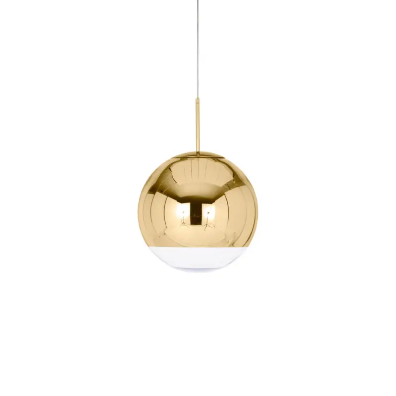 Populär Tom Dixon Mirror Ball LED-hängande lampa Ø 40 cm guld