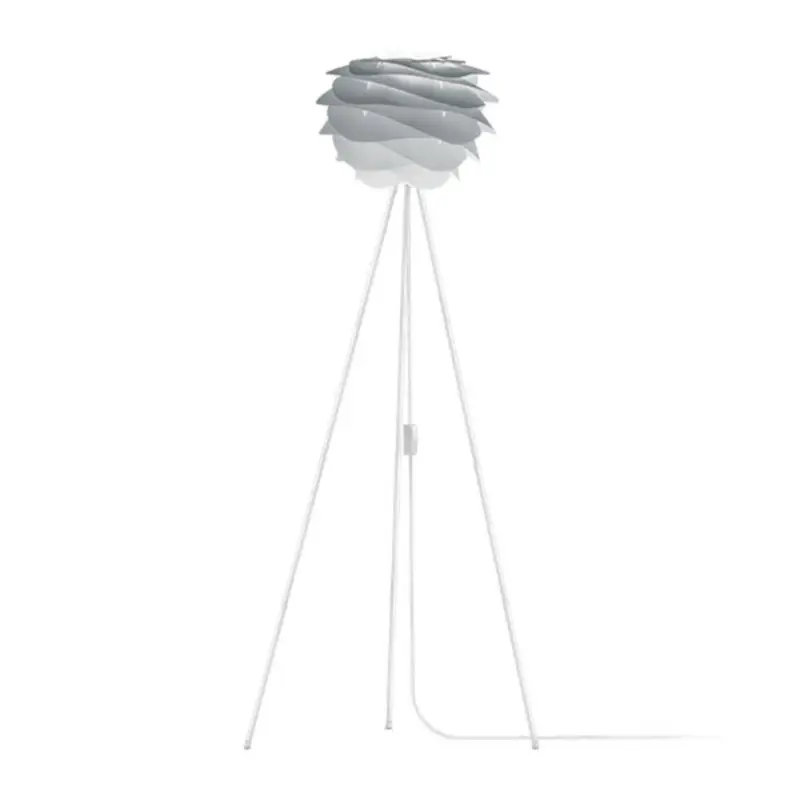 Trygg betalning UMAGE Carmina Mini golvlampa grå/tripod vit