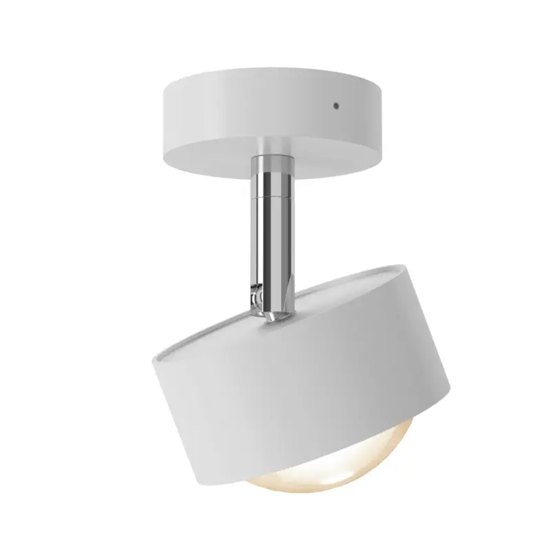 Puk! 80 Turn up/downlight lins matt vit/krom Sänkt pris