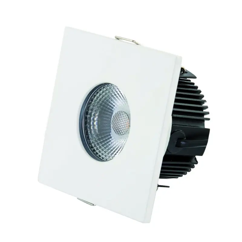 DOTLUX MULTIsun LED-inbyggnadslampa kantig mattvit prisnedsättning