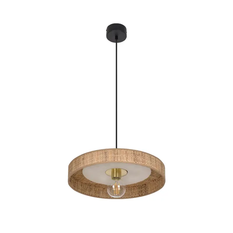Säker betalning MARKET SET Portinatx hänglampa Ø 40 cm vit