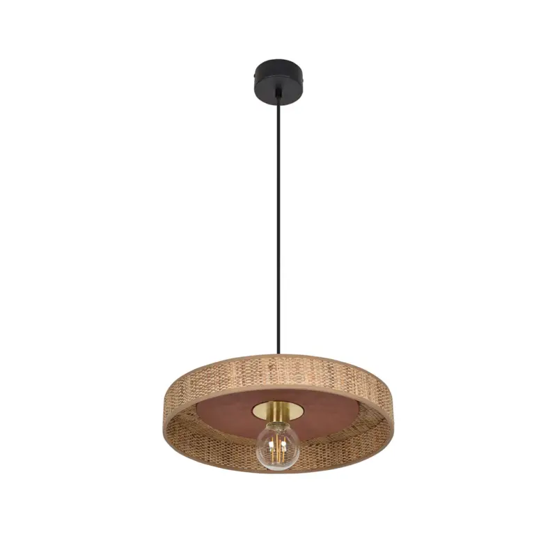 Billig MARKET SET Portinatx hänglampa Ø40cm terrakotta