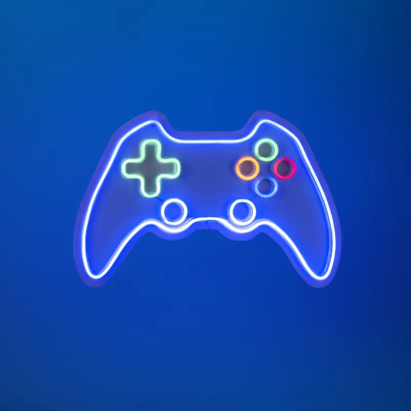LED-vägglampa Neon Gamer, USB Kampanj