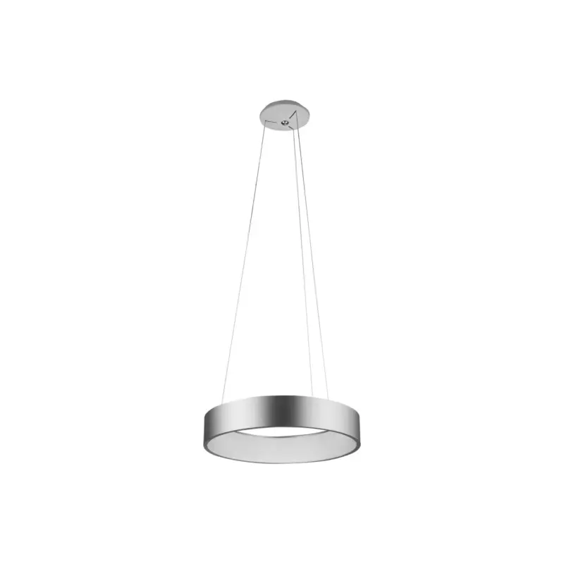 Expressleverans Aluminor Epsilon LED-hänglampa, Ø 62 cm, silver
