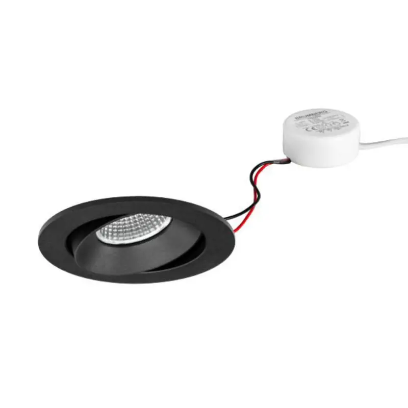 Handla nu BRUMBERG BB35 inbyggd RC dim drivdon rund svart