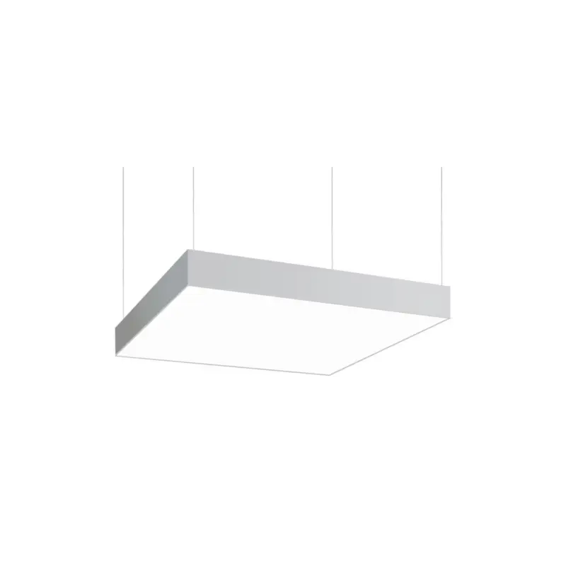Billigare BRUMBERG LED-pendel Biro Square, DALI dimbar, silver, 4000K