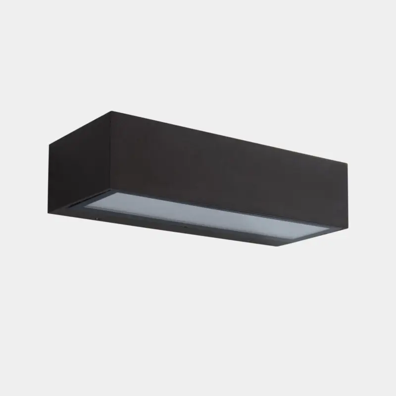 Begränsad tid LEDS-C4 LED-utomhusvägglampa Nemesis, brun, bredd 19,5 cm