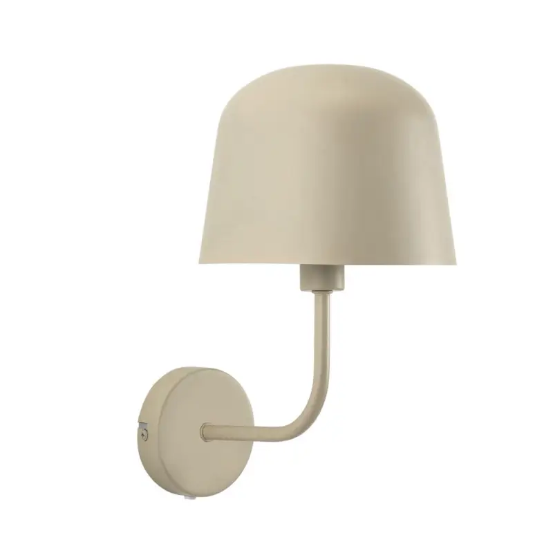 Forlight vägglampa Fres, beige, stål, bredd 18,5 cm Rabatter