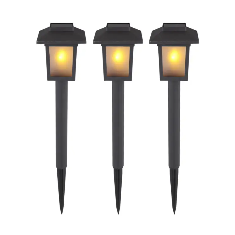 LED-markspettslampa 33577-3, svart, plast, 3 st Utförsäljning