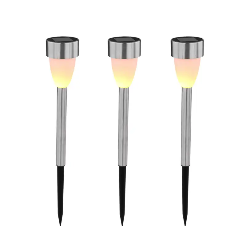 LED-markspettslampa 33576-3, stål, 3-pack Fynd