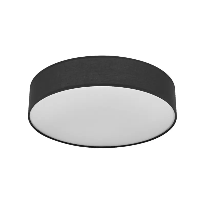 OSRAM taklampa ORBIS PARIS, svart, Ø 48 cm textil E27 Lågt pris