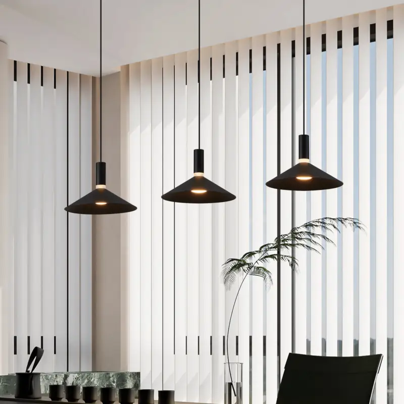 Smart hänglampa Conomavilla-Z, svart 92 cm 3 lampor RGB Beställ idag