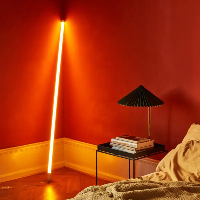 Billigare HAY LED-rörlampa Neon Tube, rött, PVC, längd 1,5 m, kontakt